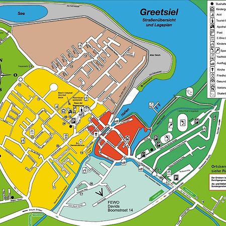 *Davids - Ferienwohnung Greetsiel Esterno foto